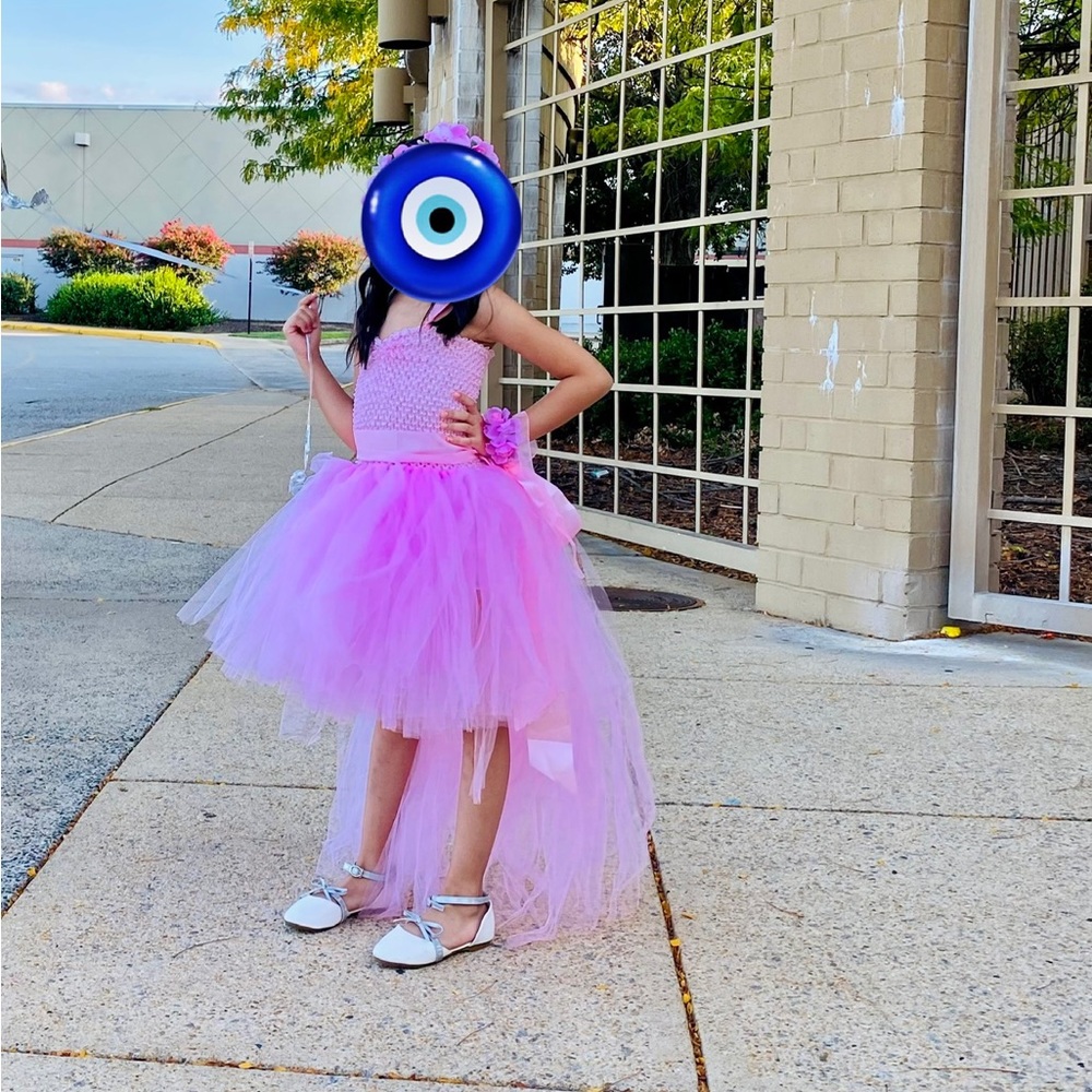 Pink 7yrs old girl cute dress